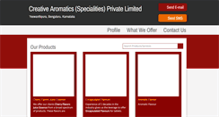 Desktop Screenshot of flavorsandfragrances.co.in